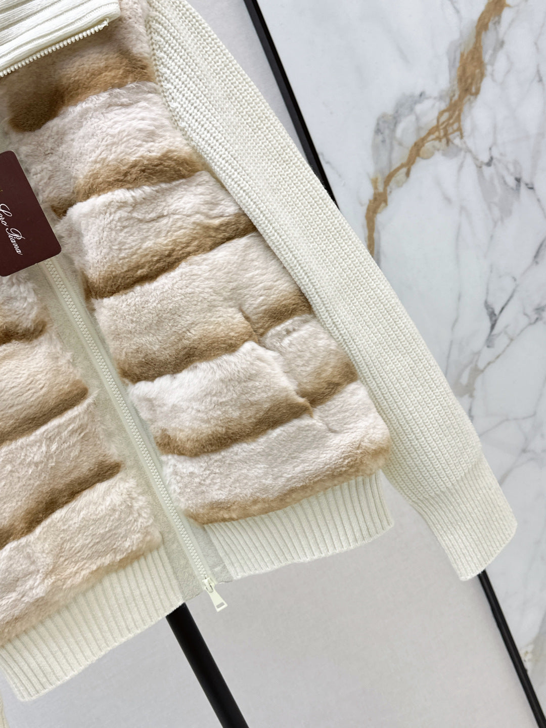 Loro 25fw patchwork jacket