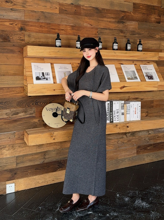 Loro 25fw dress cape set