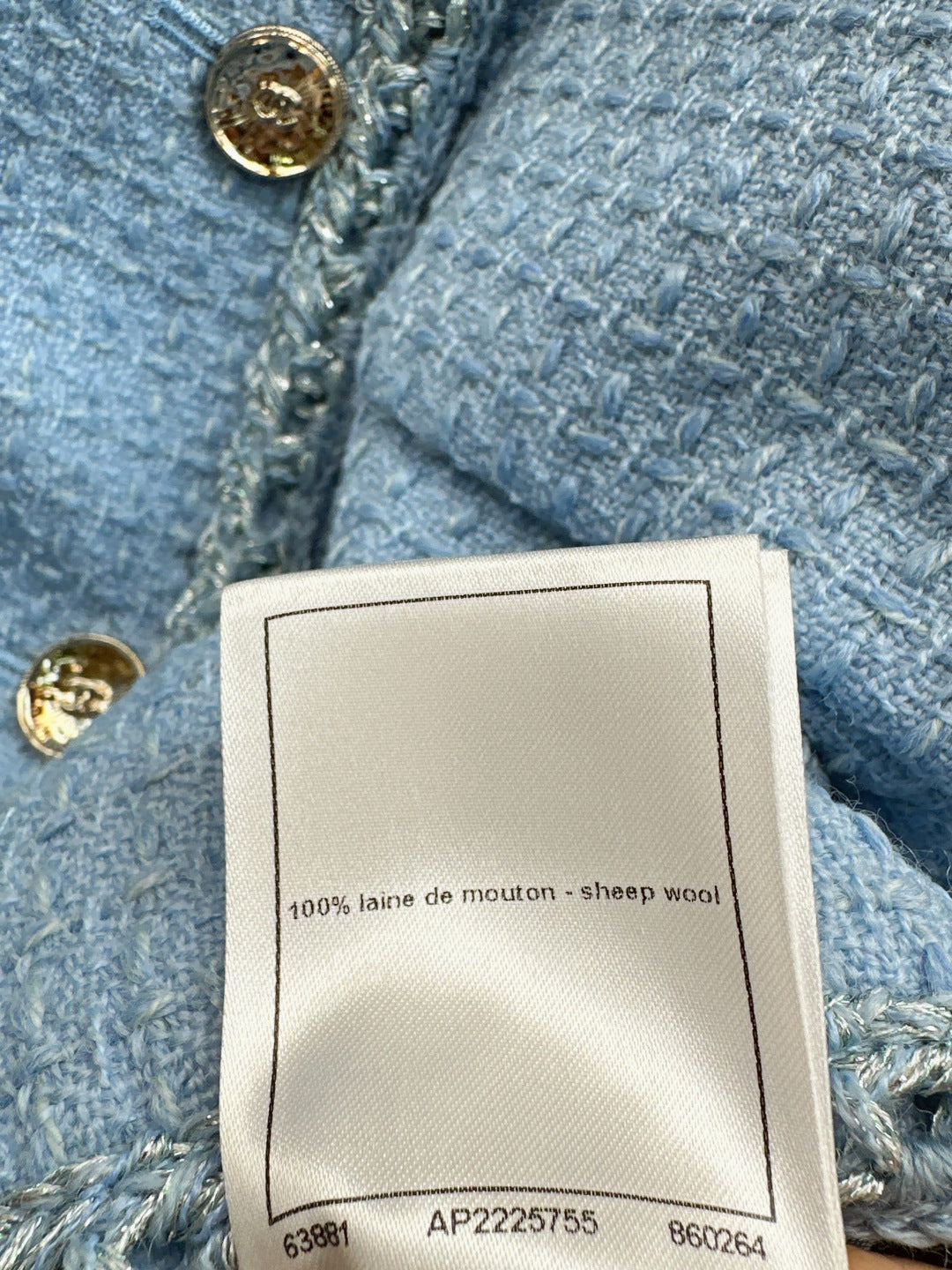 Chan 25fw woven tweed suit