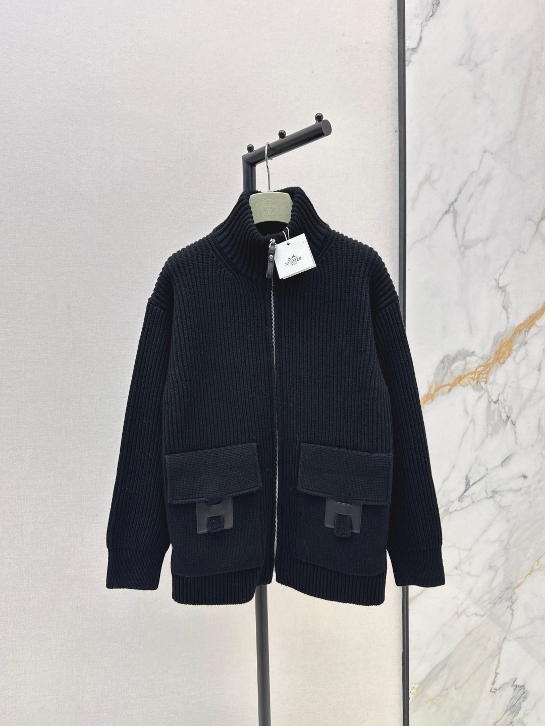 Herm 25fw knitted jacket