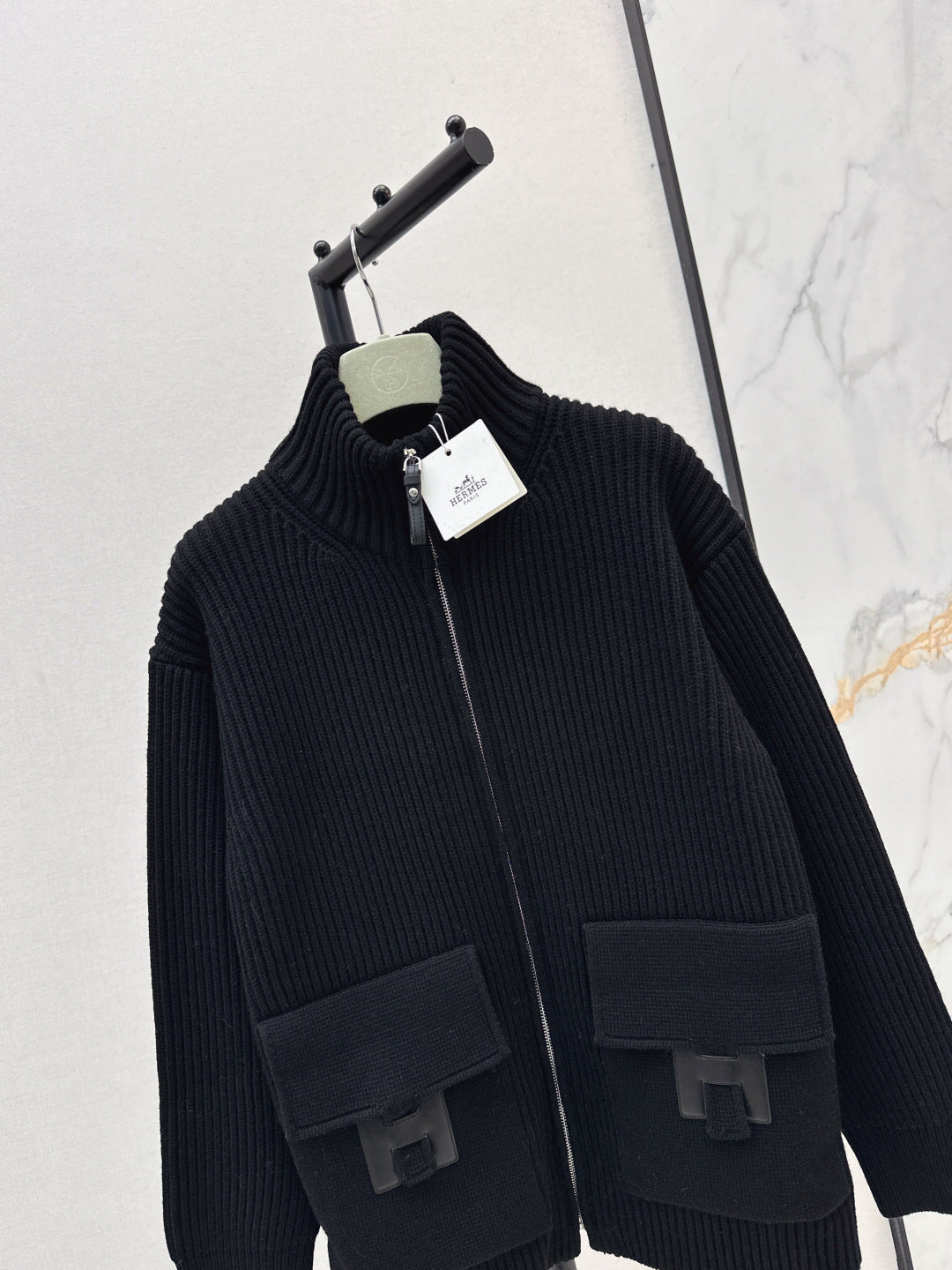 Herm 25fw knitted jacket