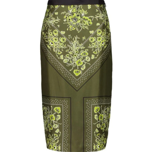 Guc 25fw floral skirt