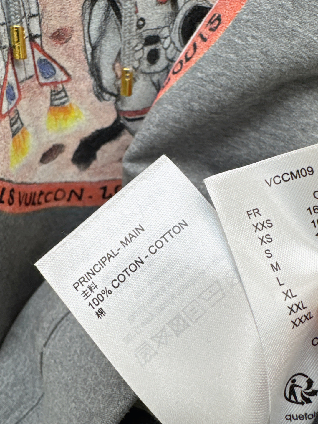 Lou 25fw inted hoodie