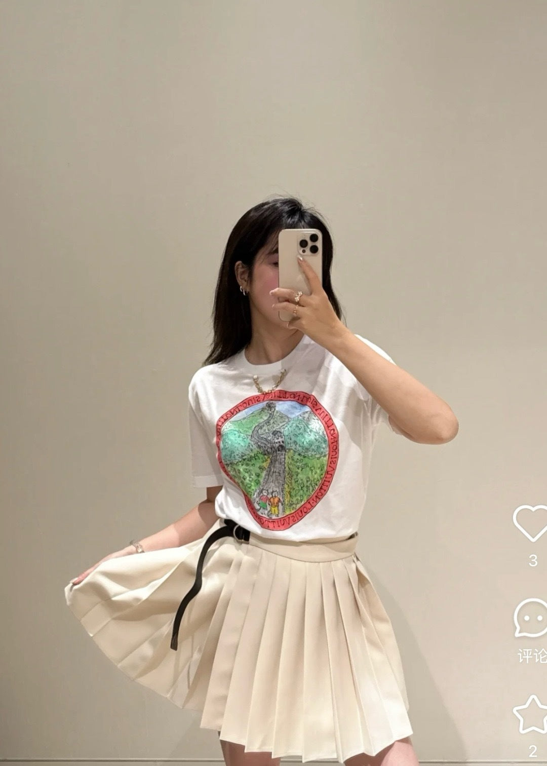 Lou 25ss printed t-shirt