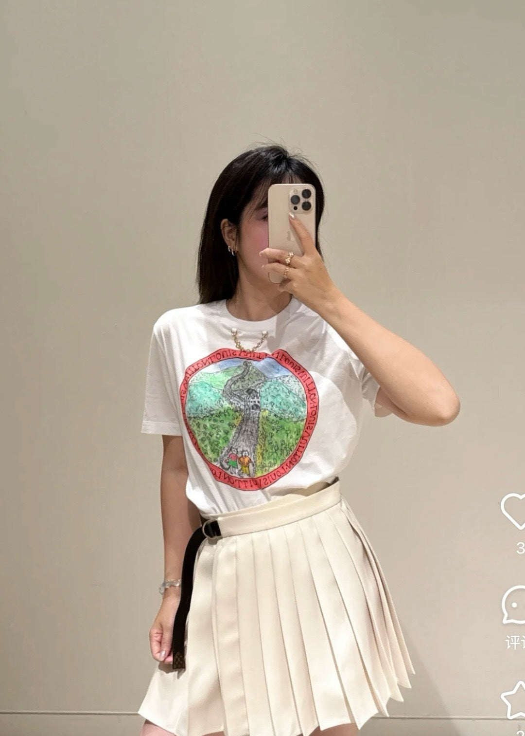 Lou 25ss printed t-shirt