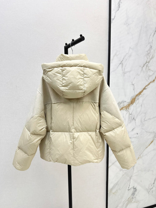 Max 25fw patchwork down jacket