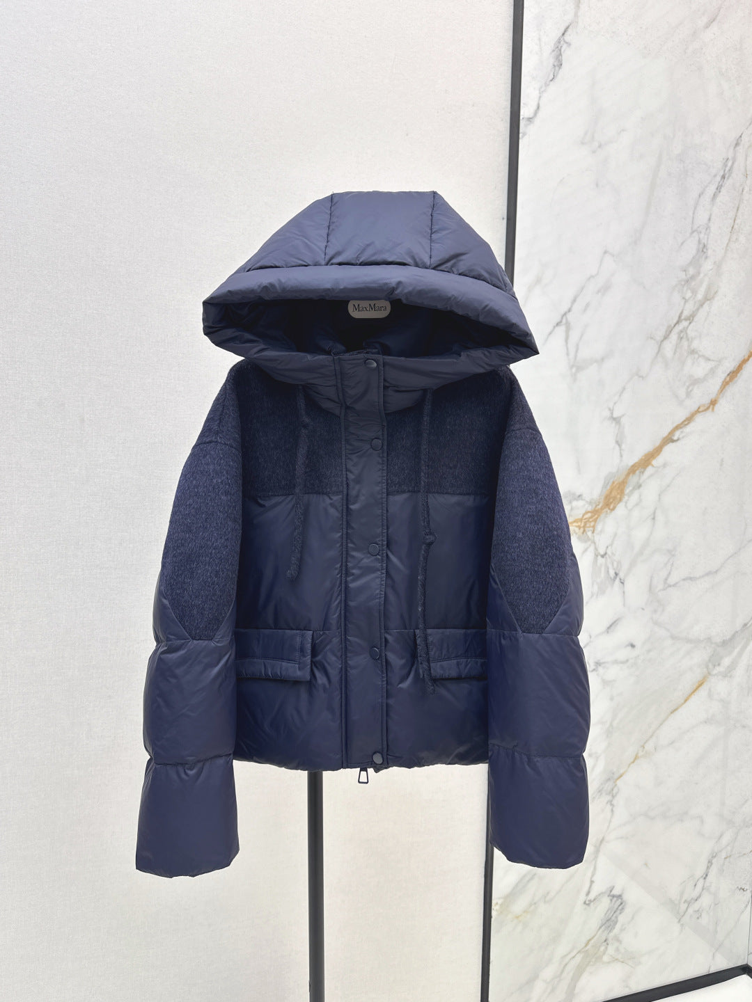 Max 25fw patchwork down jacket