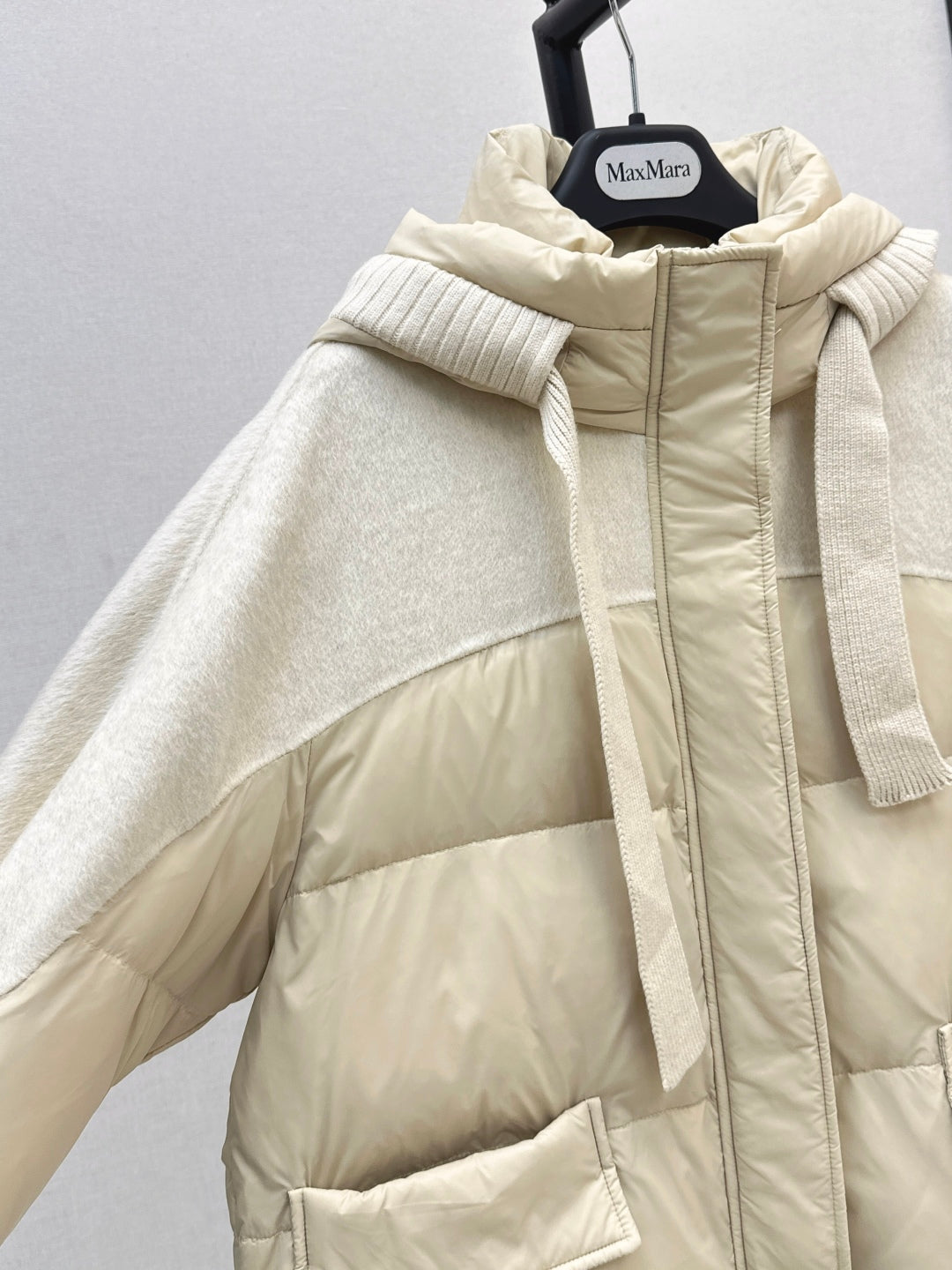 Max 25fw patchwork down jacket
