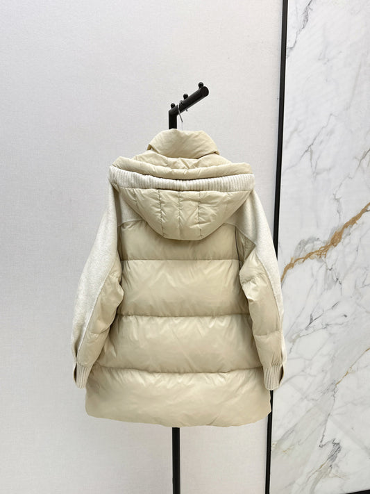 Max 25fw patchwork down jacket
