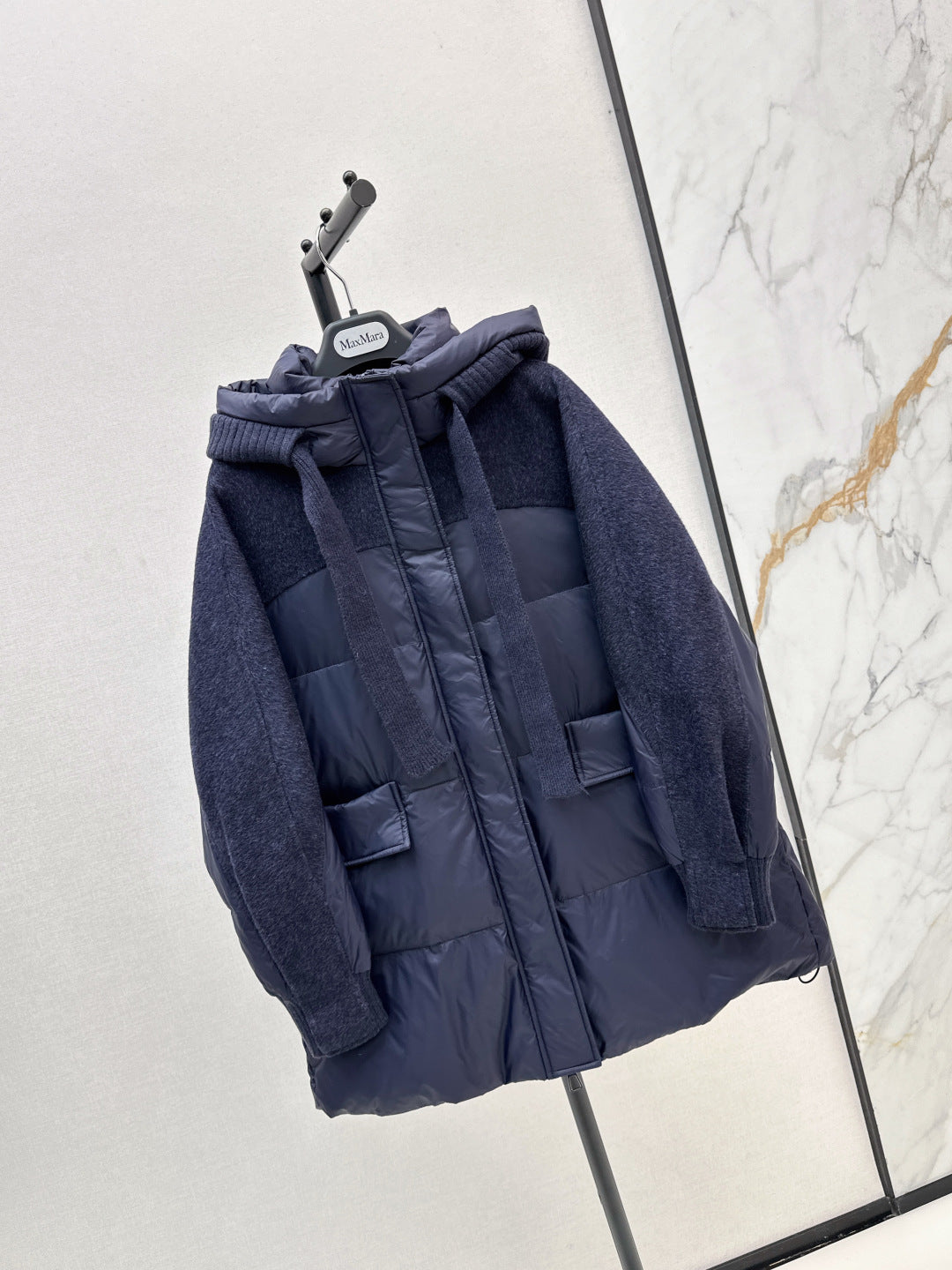 Max 25fw patchwork down jacket