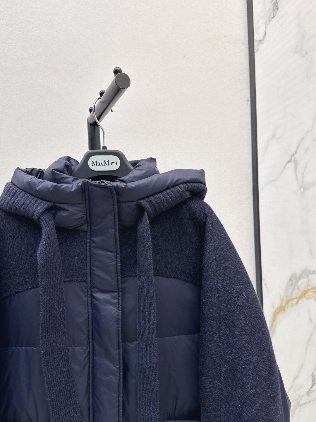 Max 25fw patchwork down jacket