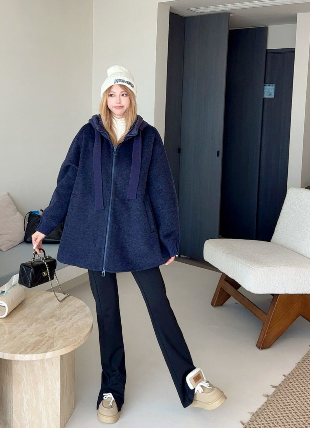 Max 25fw hooded jacket