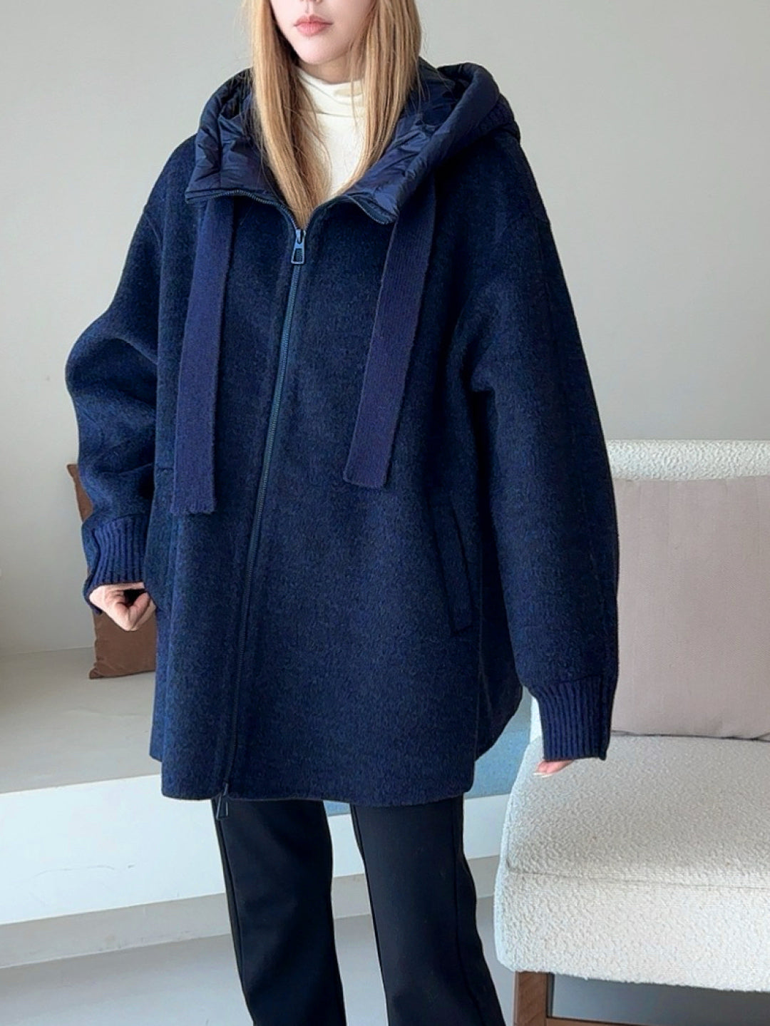 Max 25fw hooded jacket