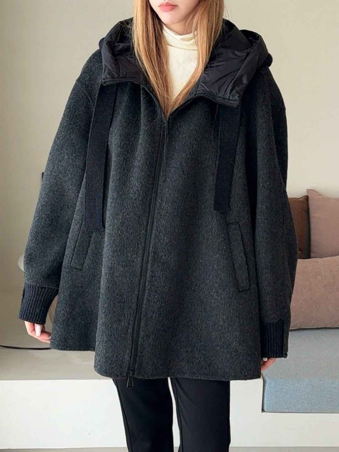 Max 25fw hooded jacket