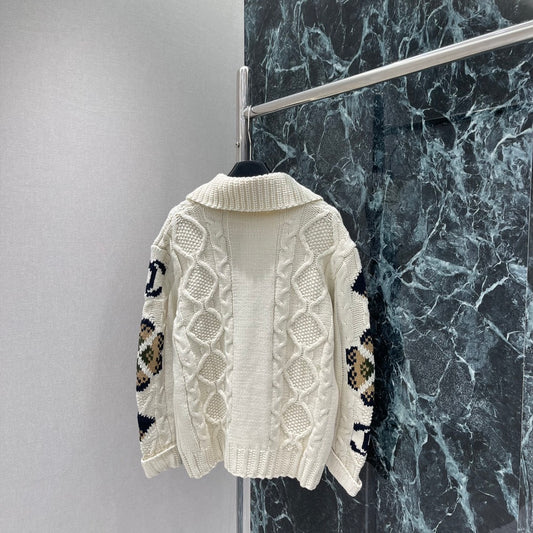 Chan 25fw jacquard sweater