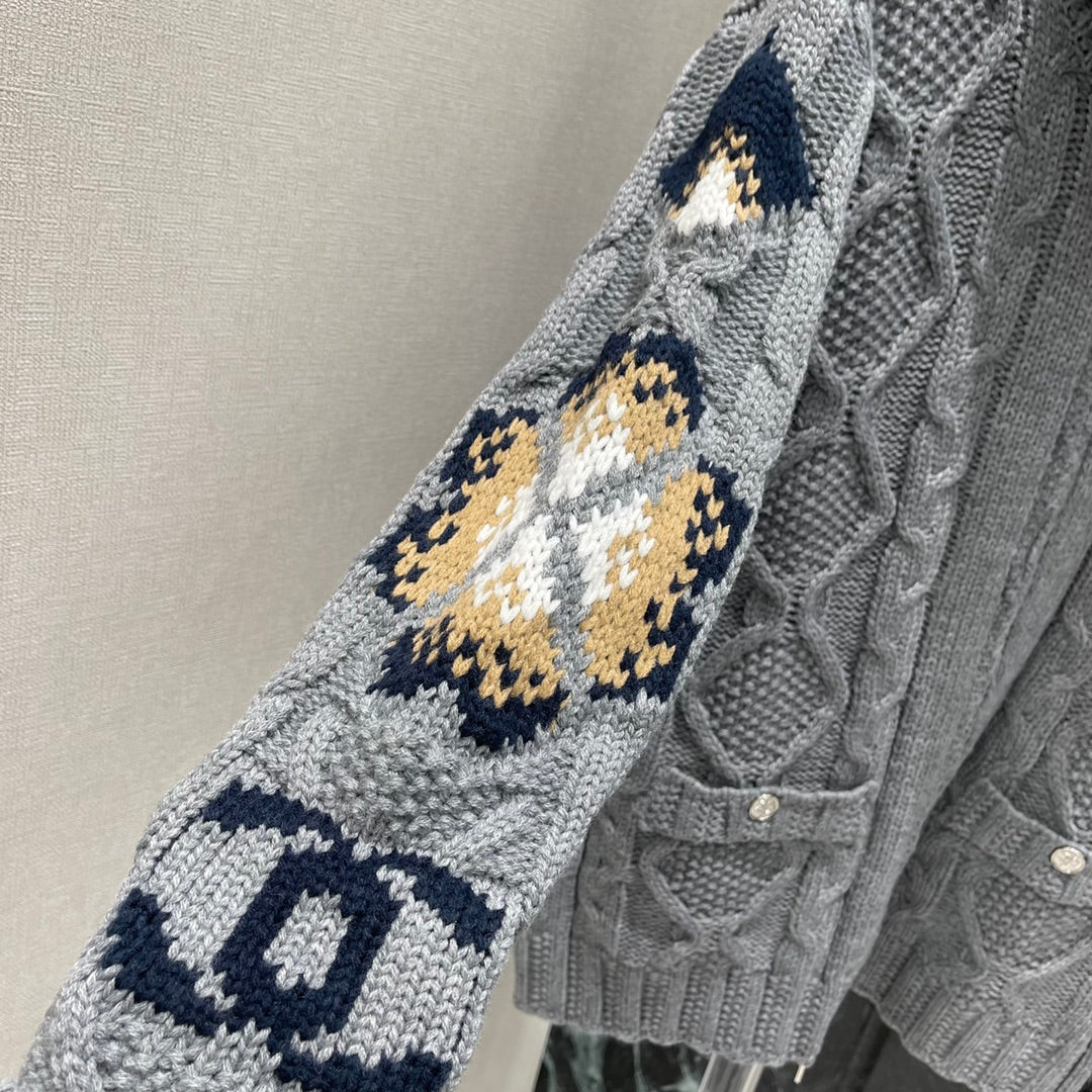 Chan 25fw jacquard sweater