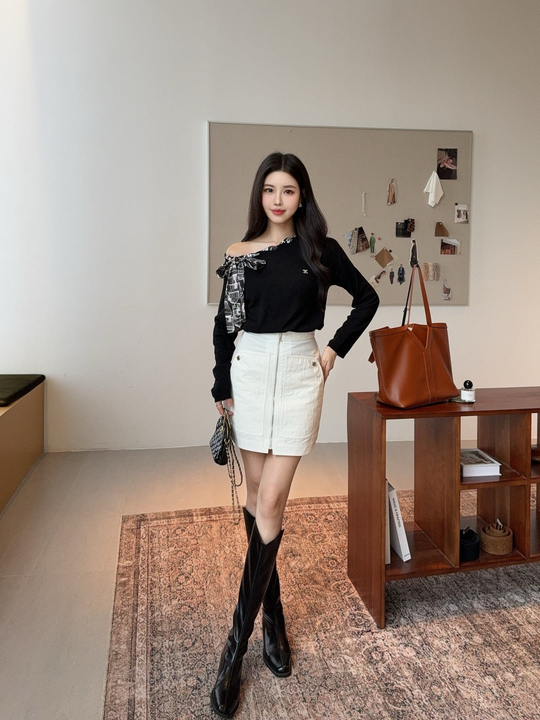 Chan 25fw knitted sweater