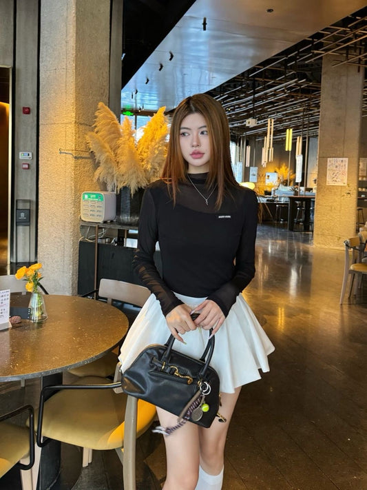 Miu 25fw mesh bottoming shirt