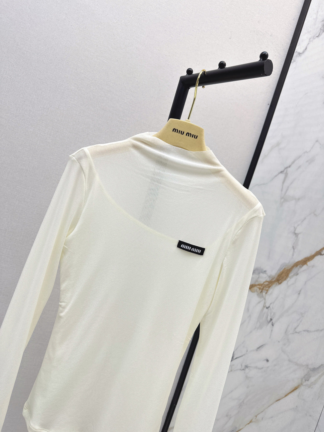 Miu 25fw mesh bottoming shirt
