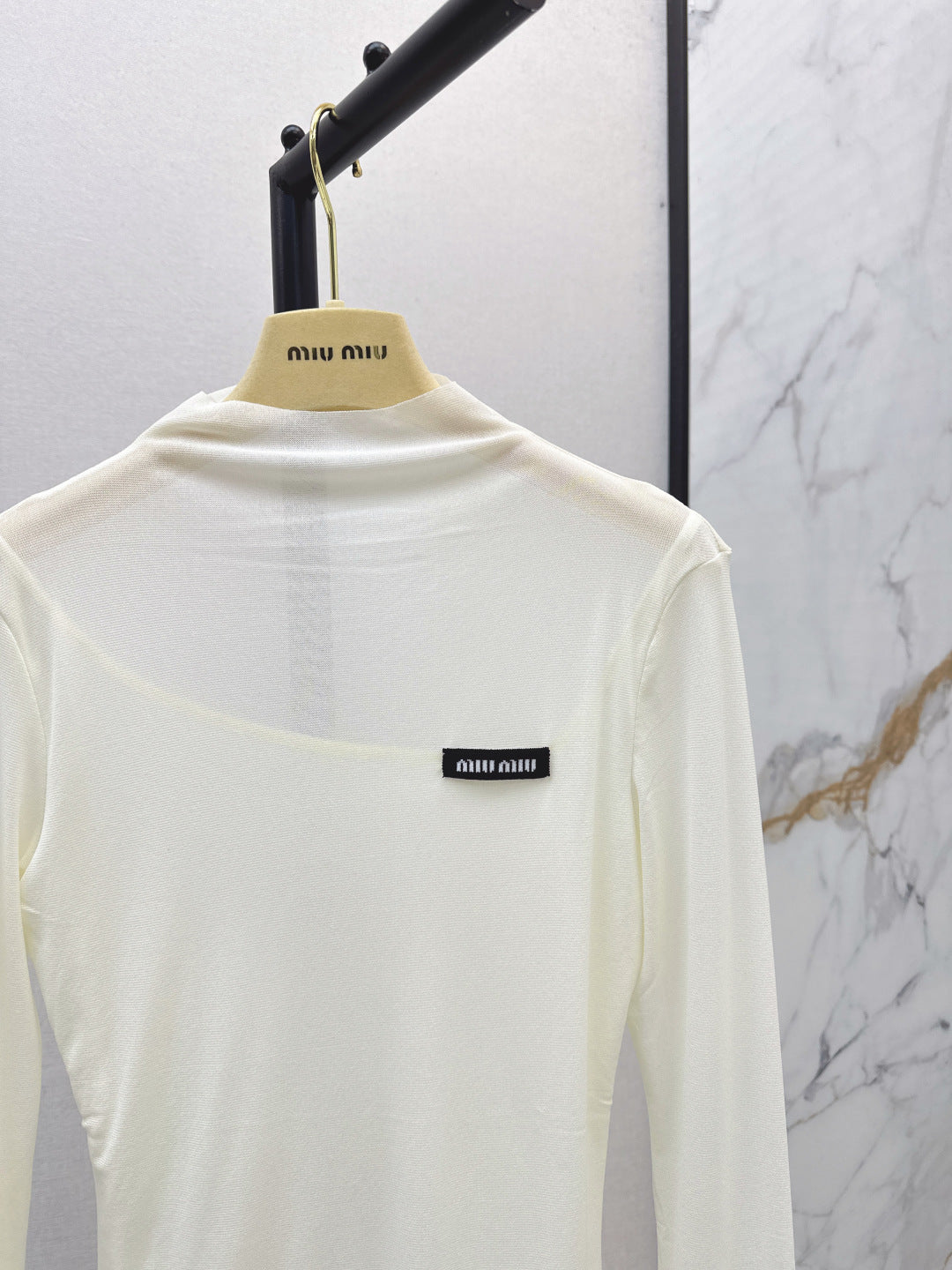Miu 25fw mesh bottoming shirt