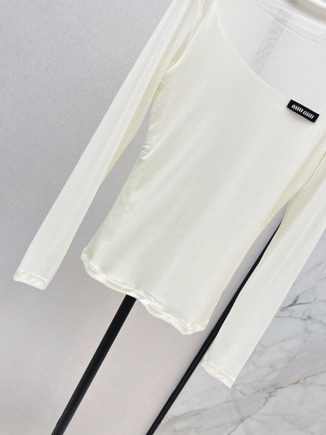 Miu 25fw mesh bottoming shirt