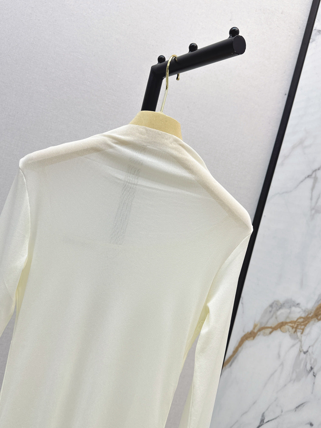 Miu 25fw mesh bottoming shirt