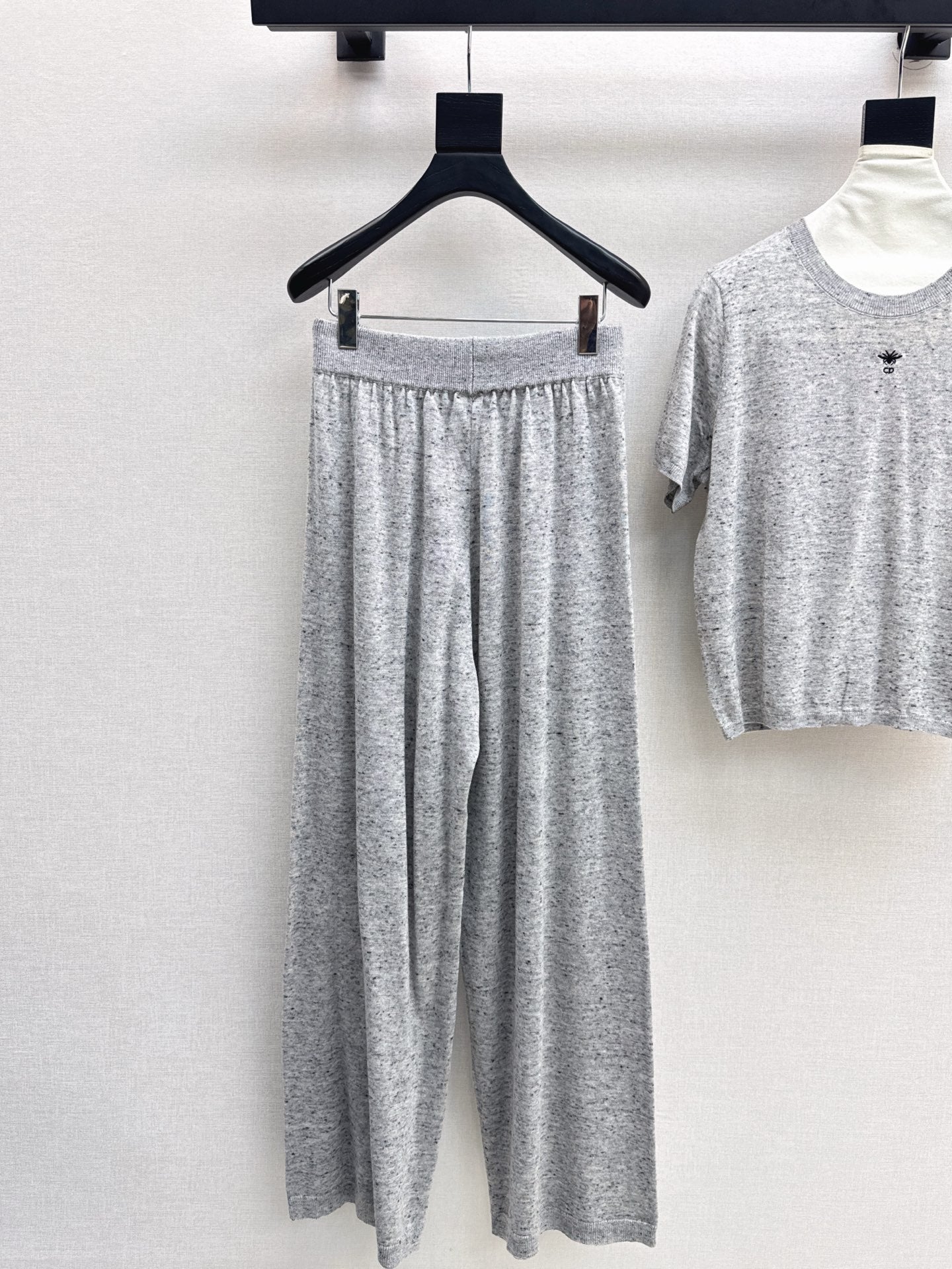 CD 25fw wool kintted suit