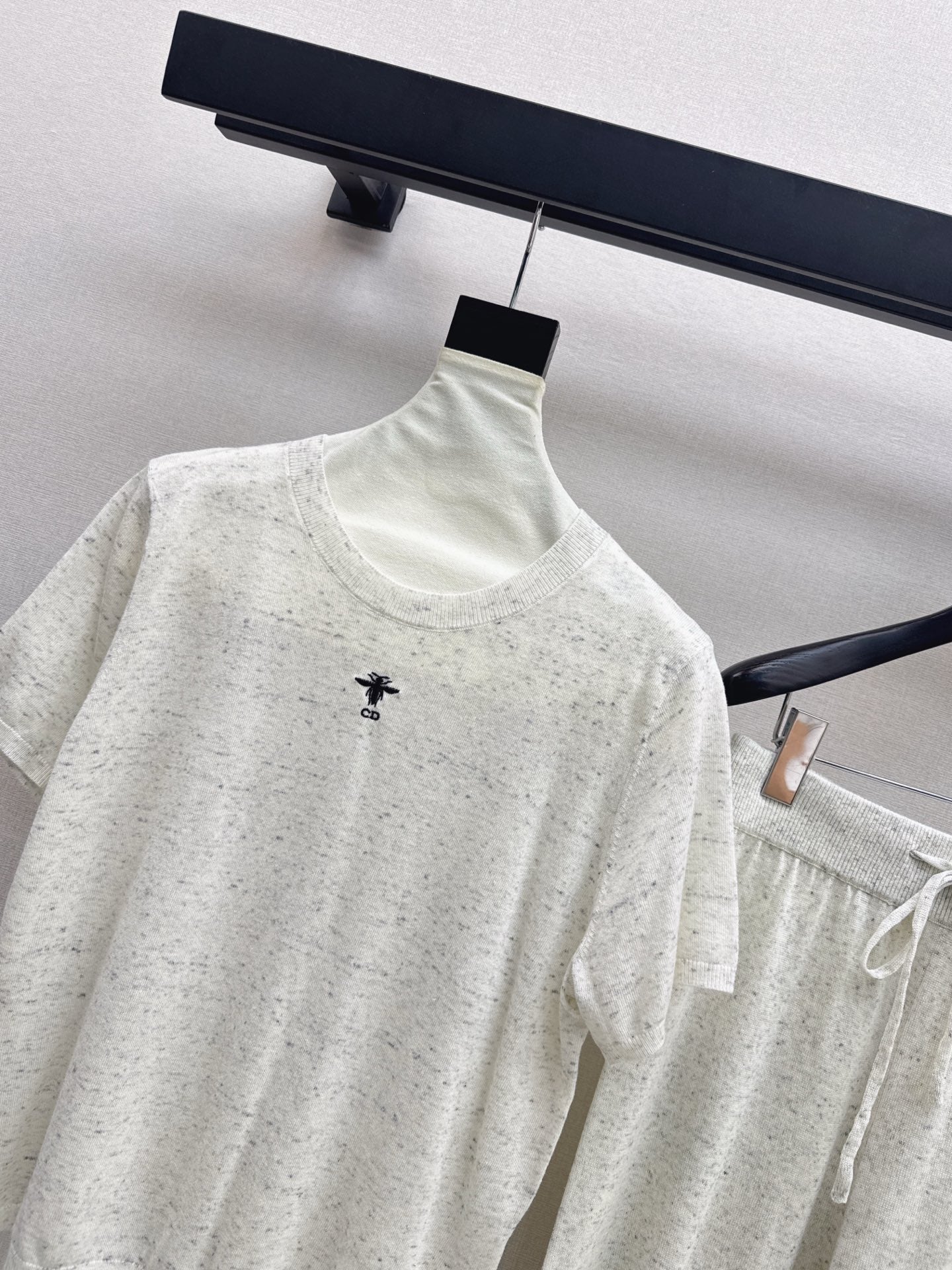 CD 25fw wool kintted suit