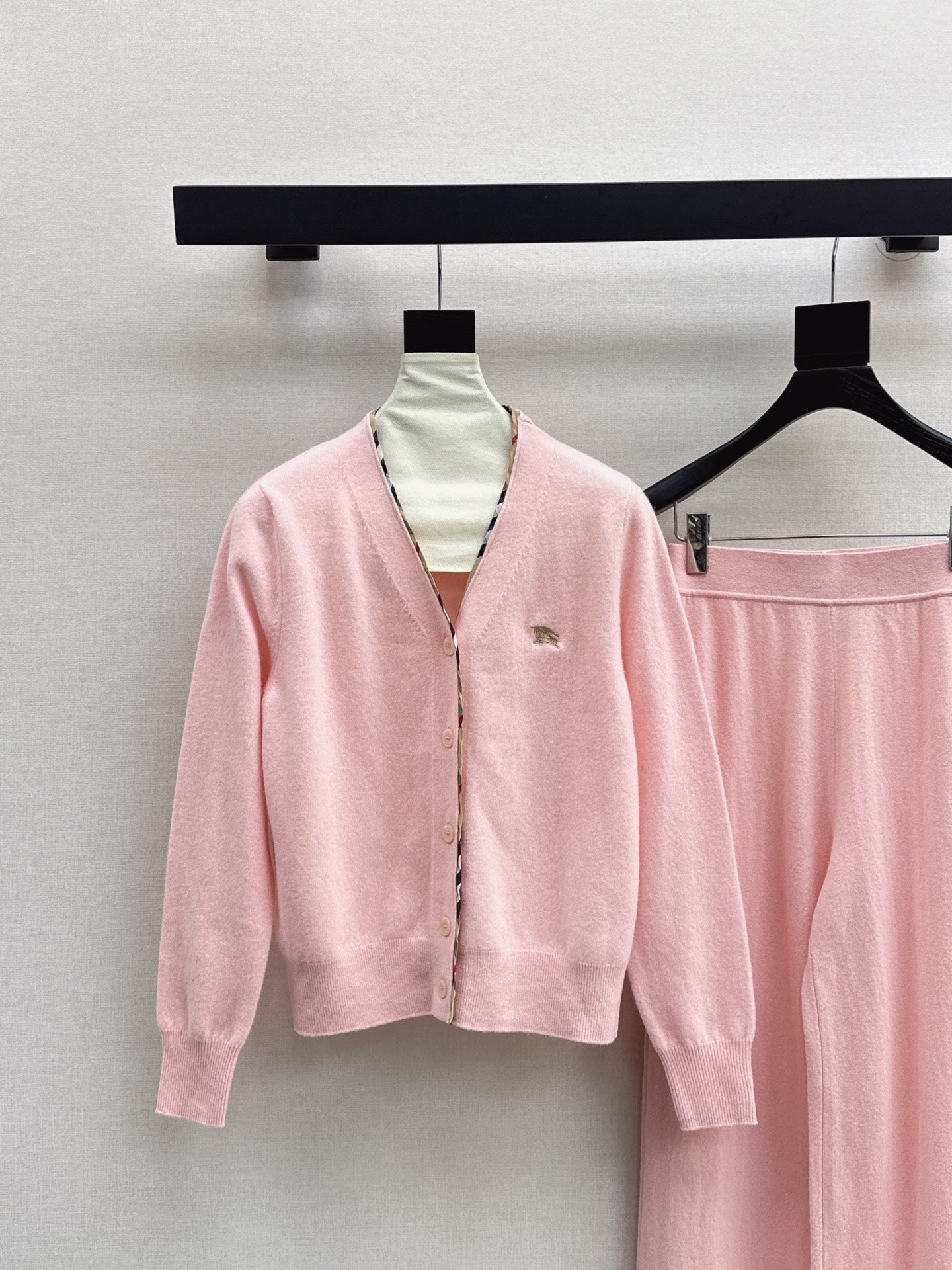 Bur 25fw knit suit