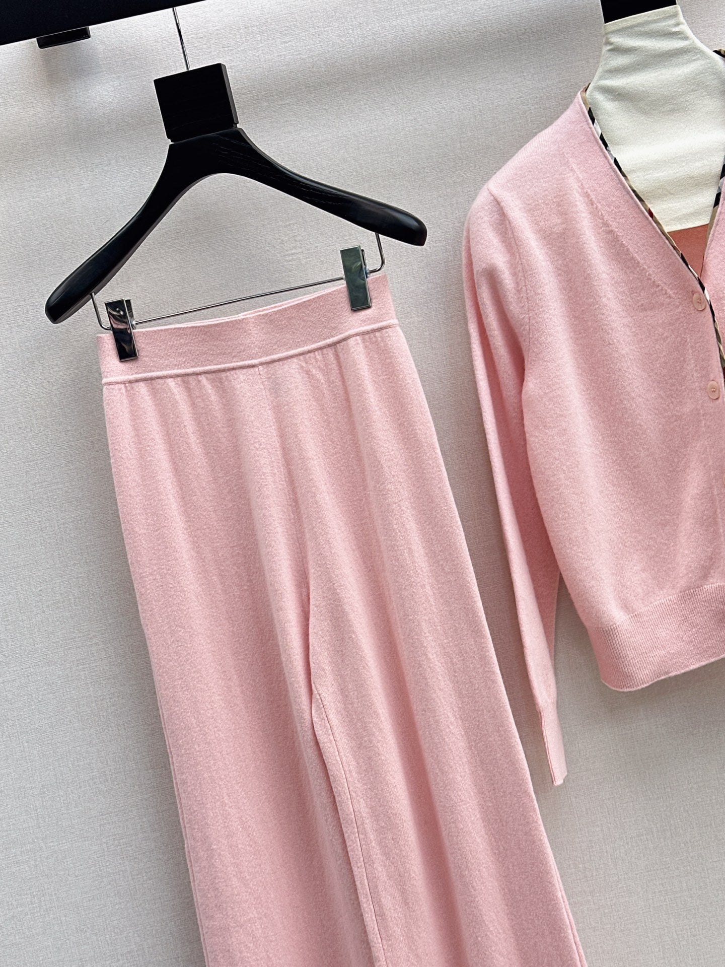 Bur 25fw knit suit