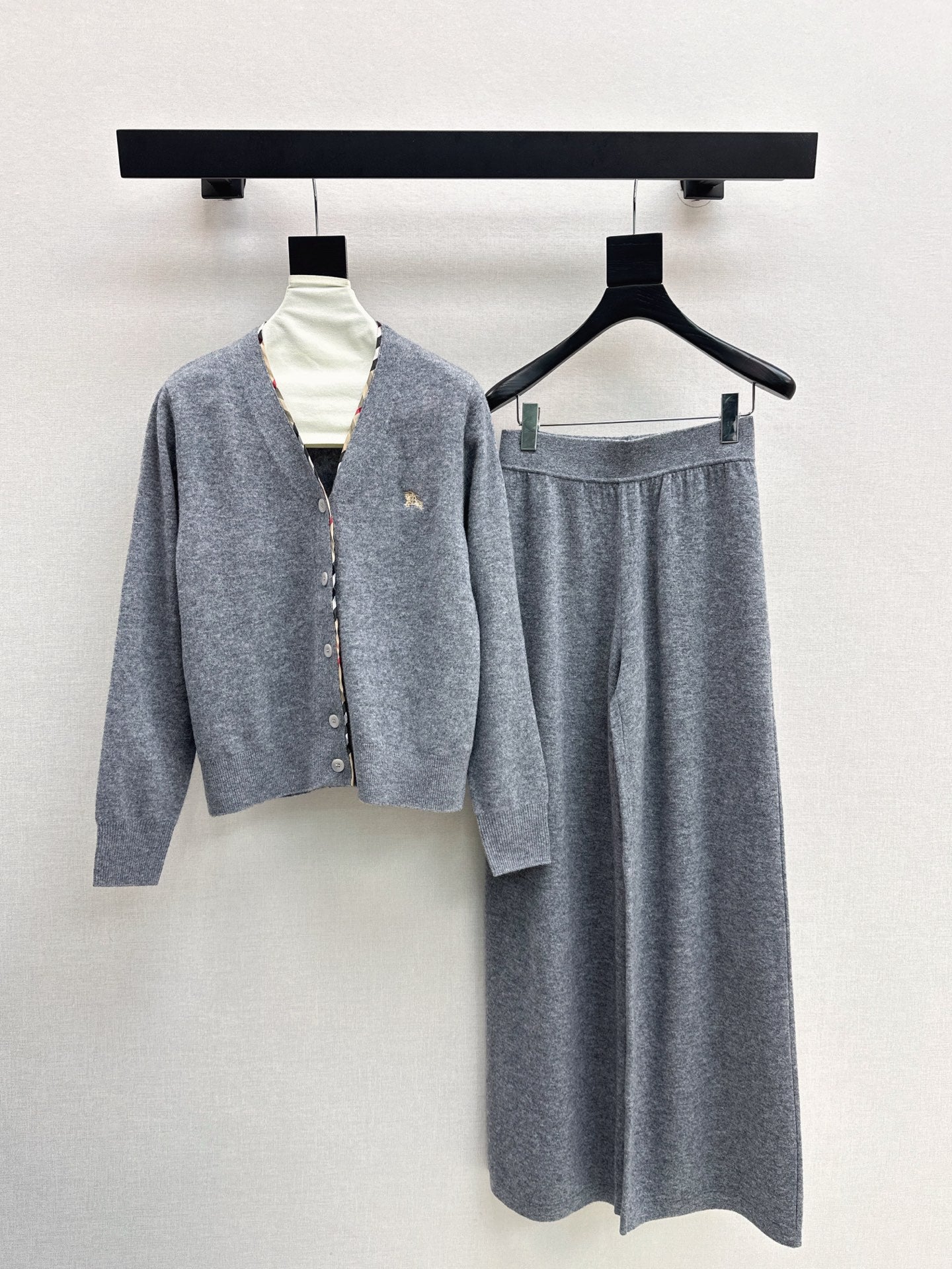 Bur 25fw knit suit