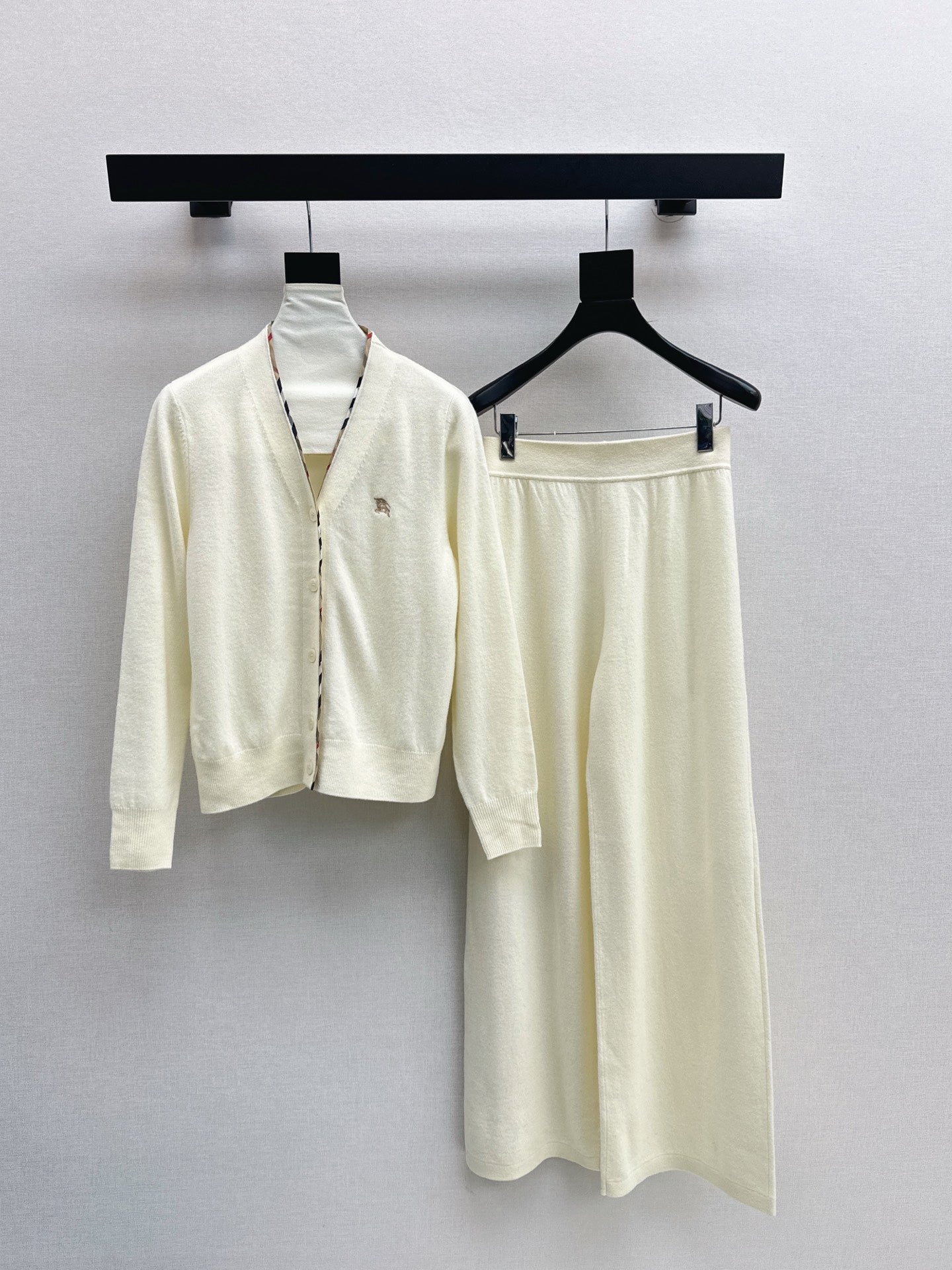 Bur 25fw knit suit