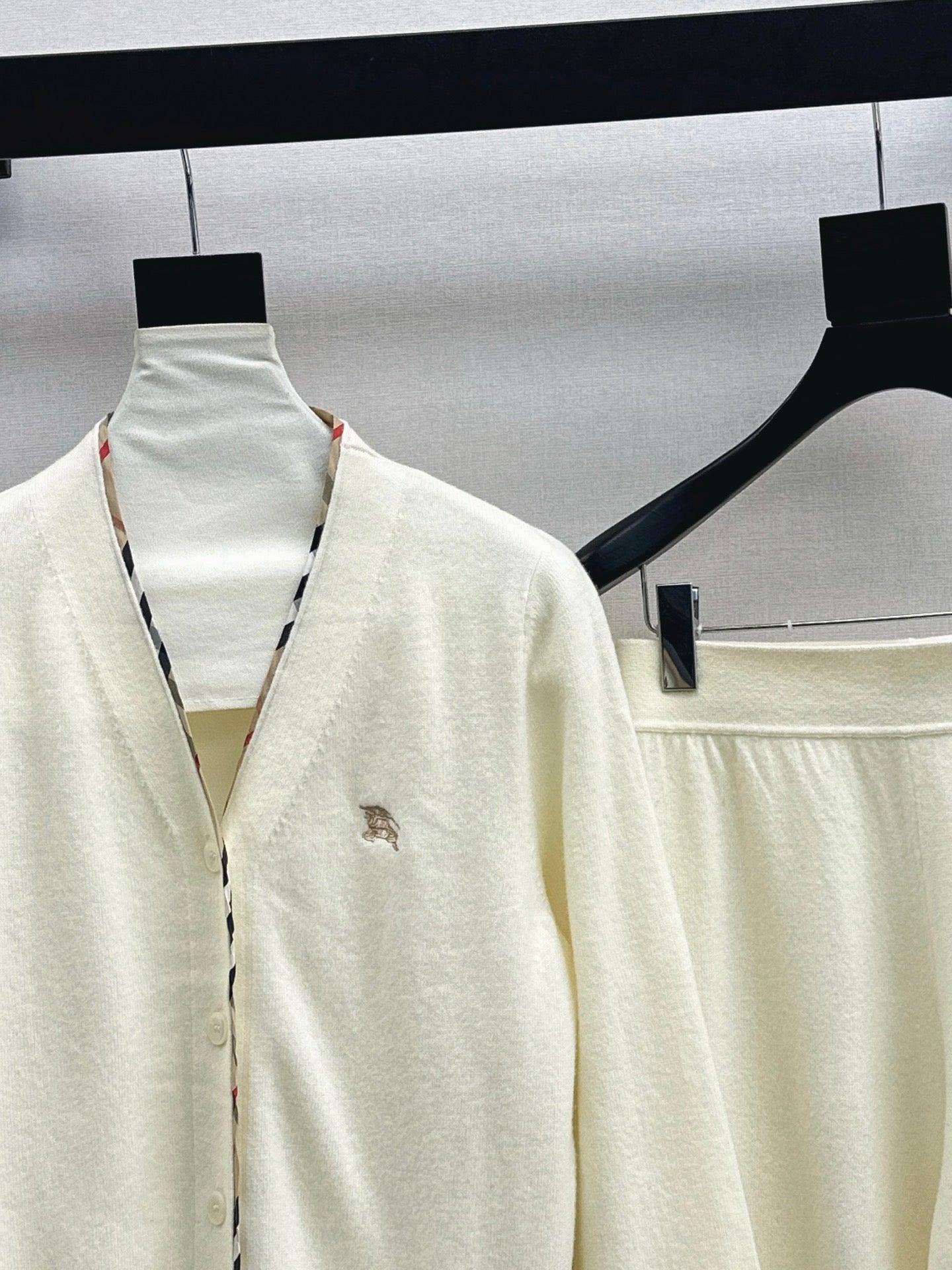 Bur 25fw knit suit