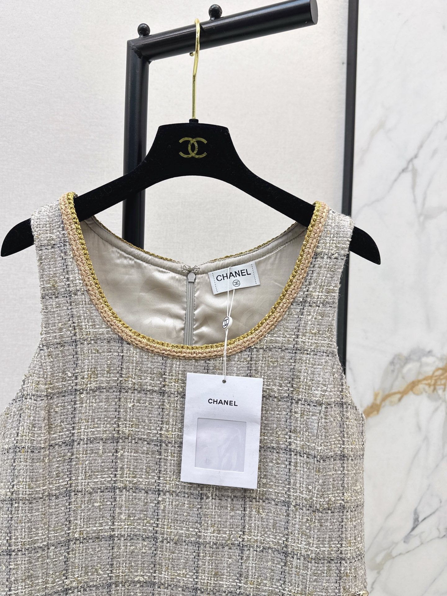 Chan 25fw woven dress