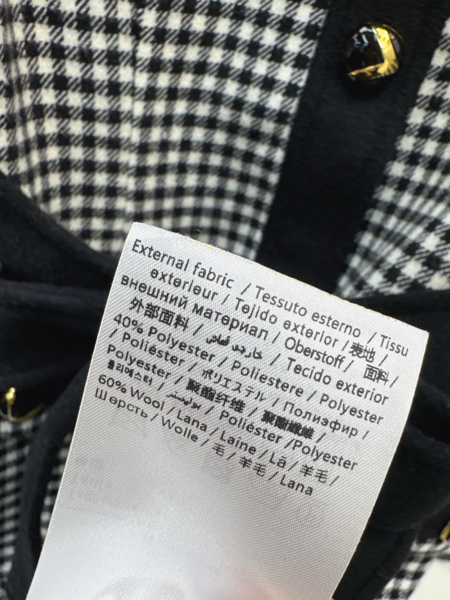 Valen 25fw plaid jacket