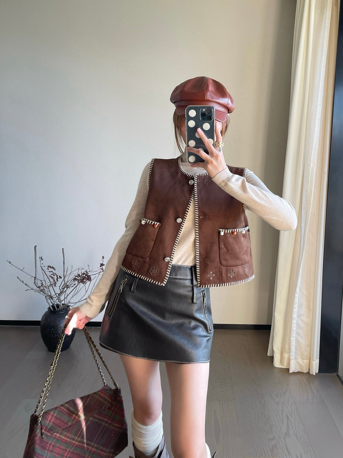 Chlo 25fw retro vest