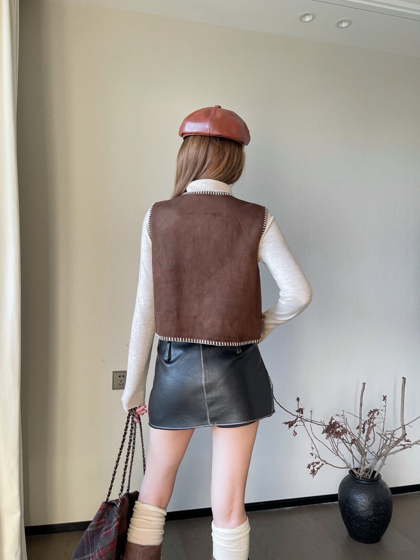 Chlo 25fw retro vest