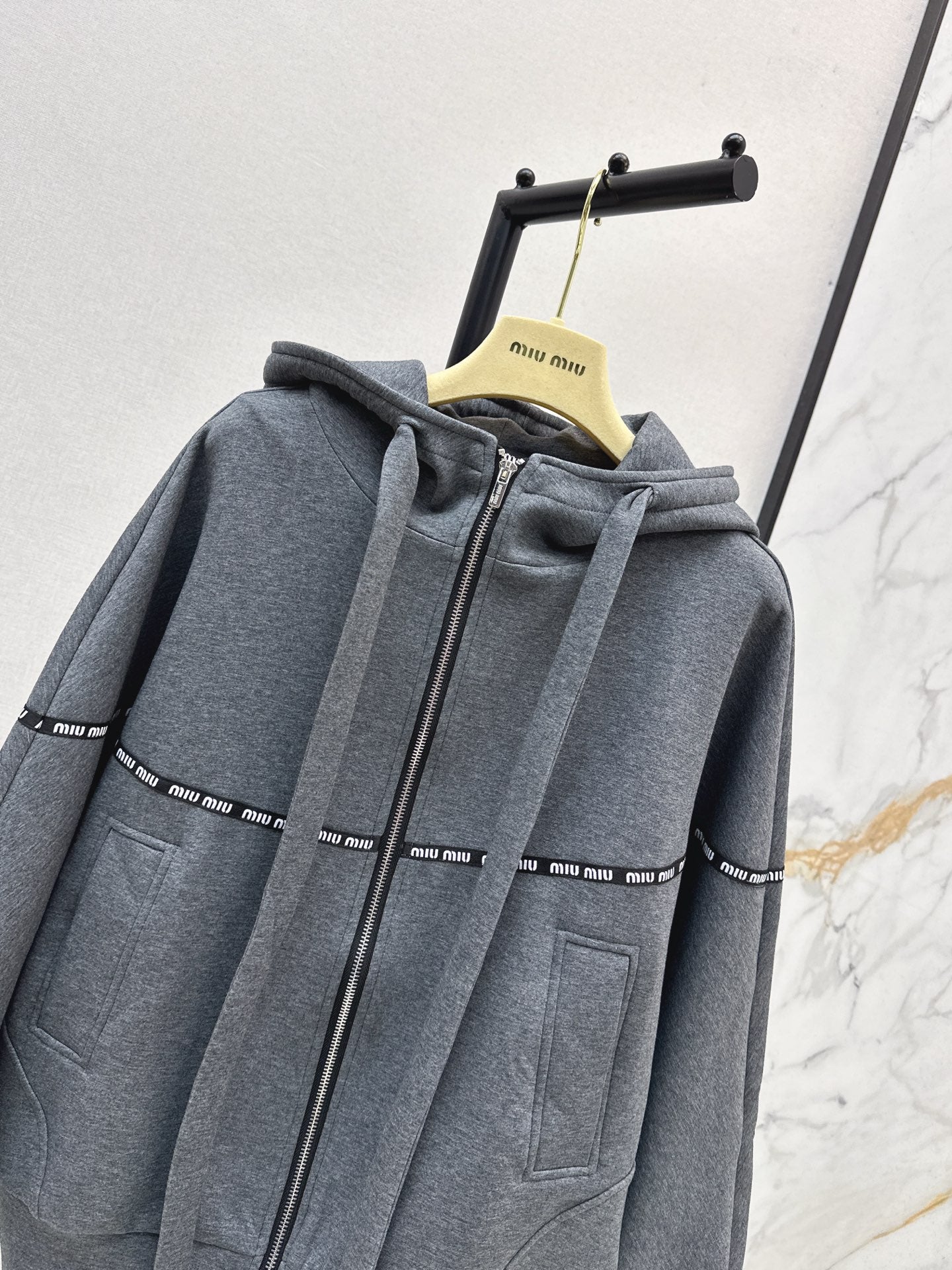 Miu 25fw hooded jacket
