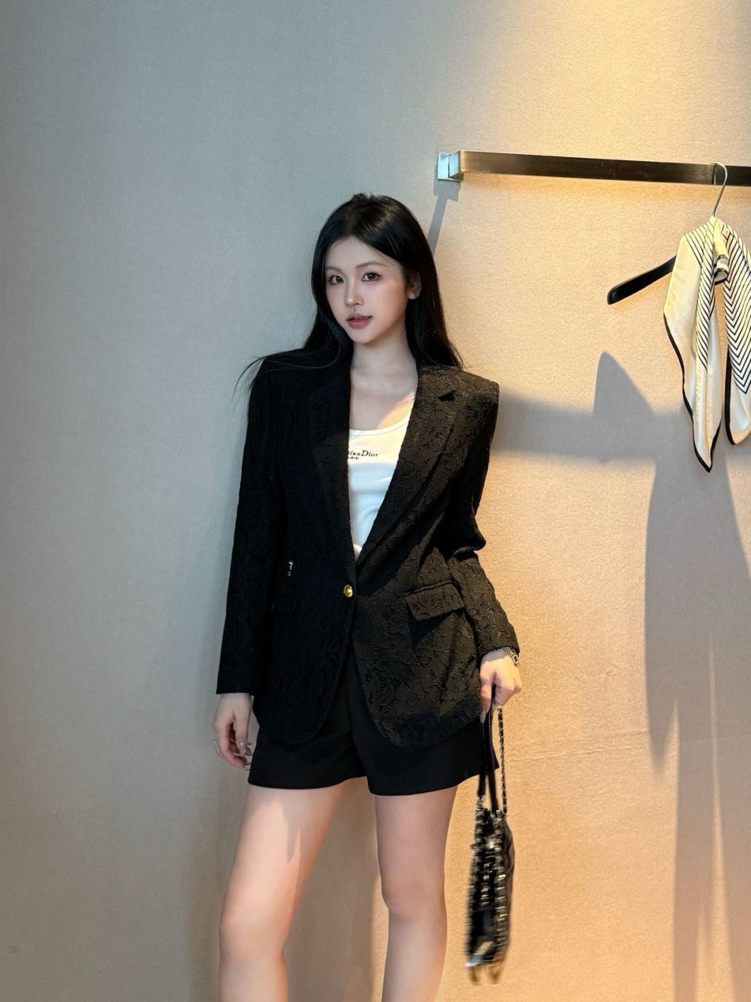 CD 25fw lace blazer