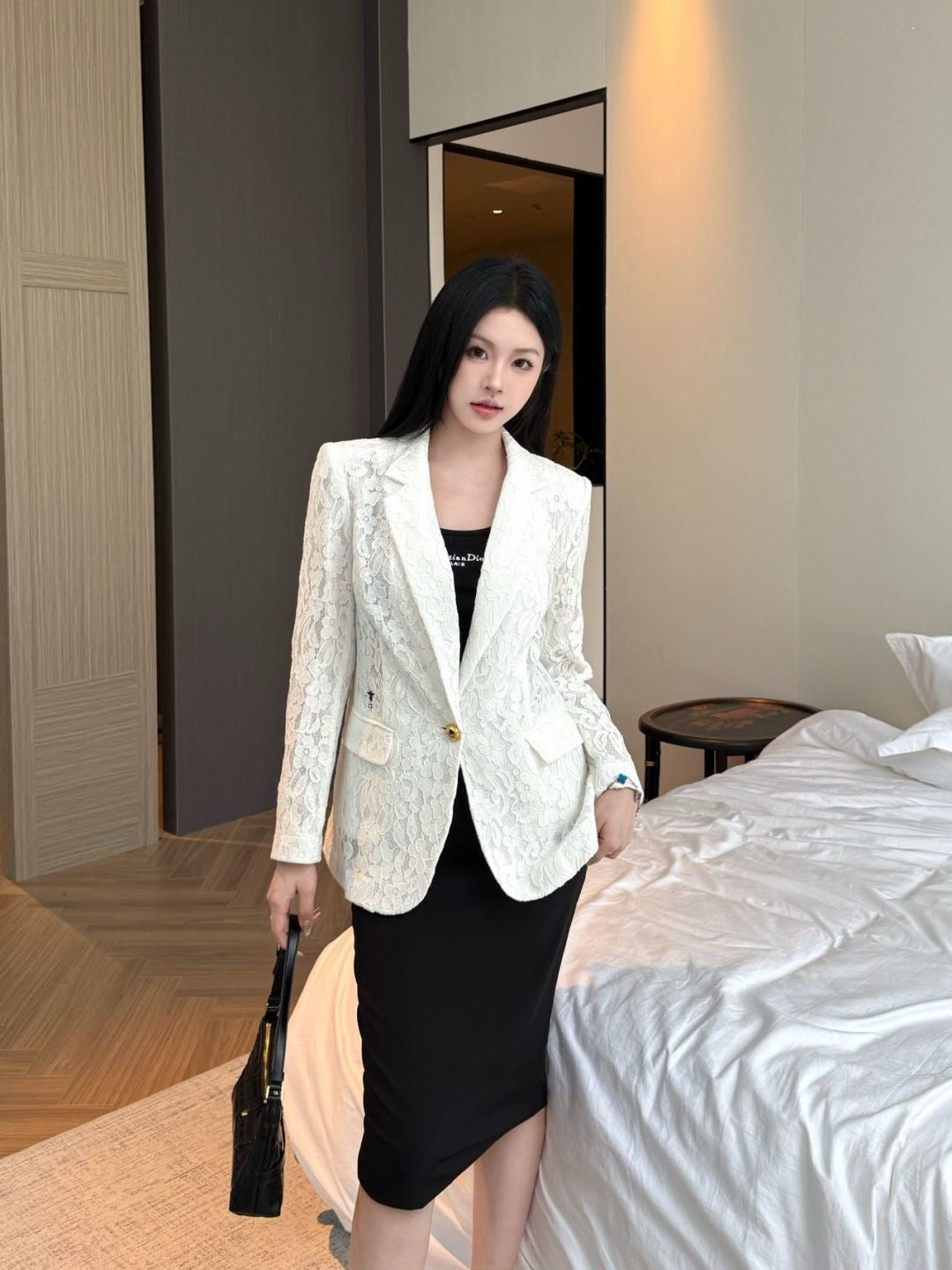 CD 25fw lace blazer
