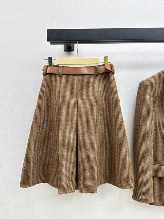 Miu 25fw pleated skirt