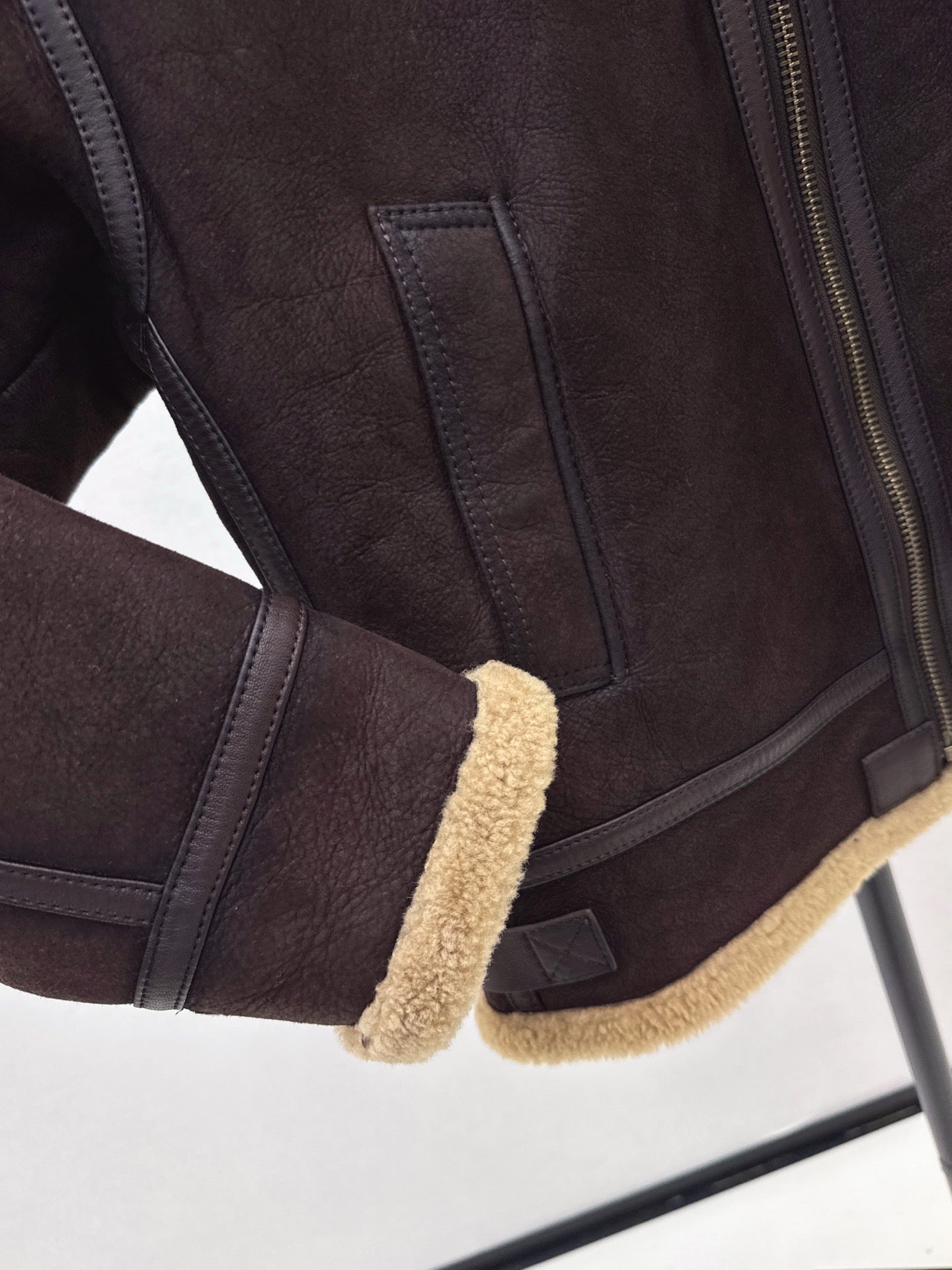 Loe 25fw leather jacket
