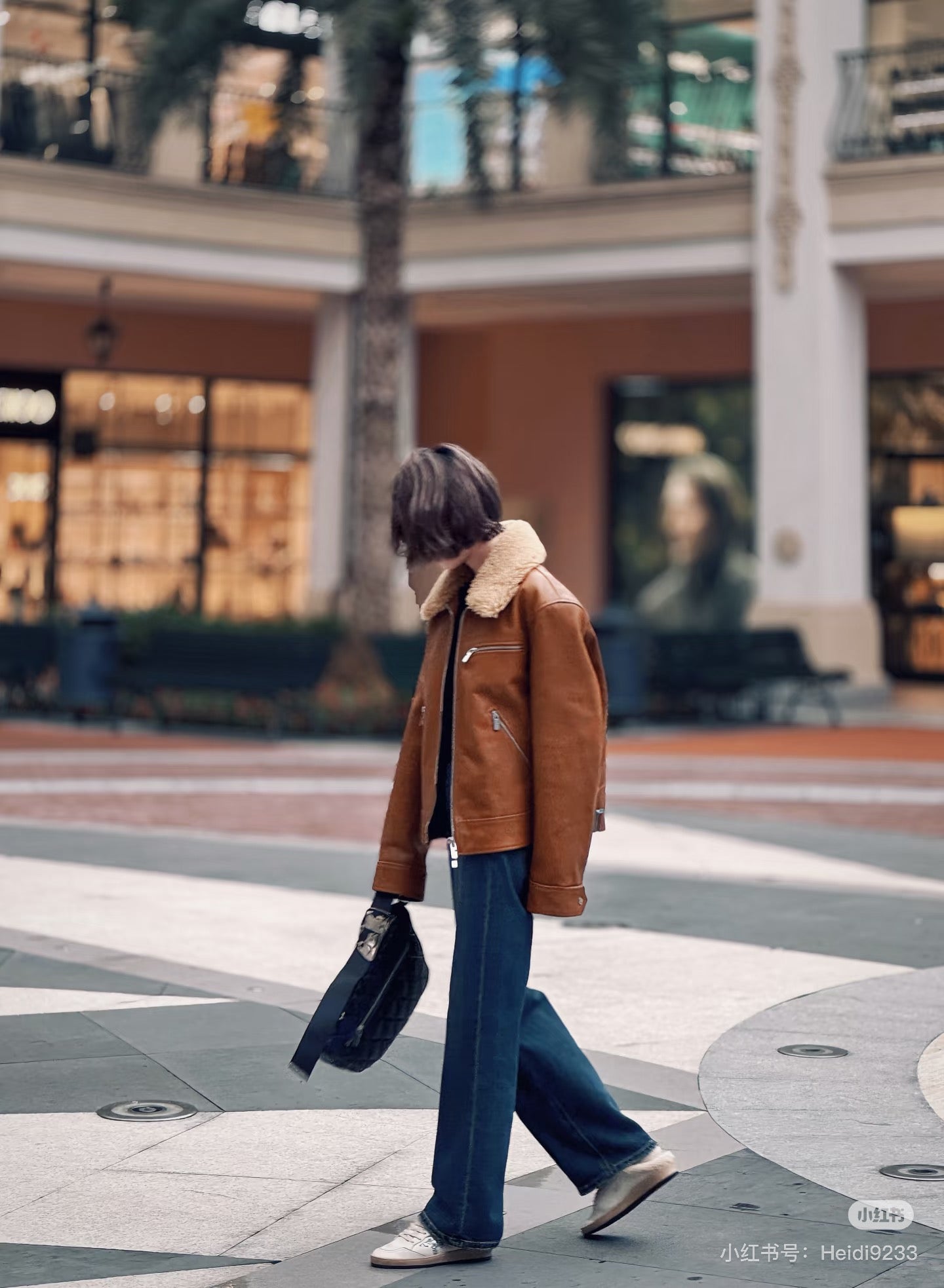 Miu 25fw leather jacket