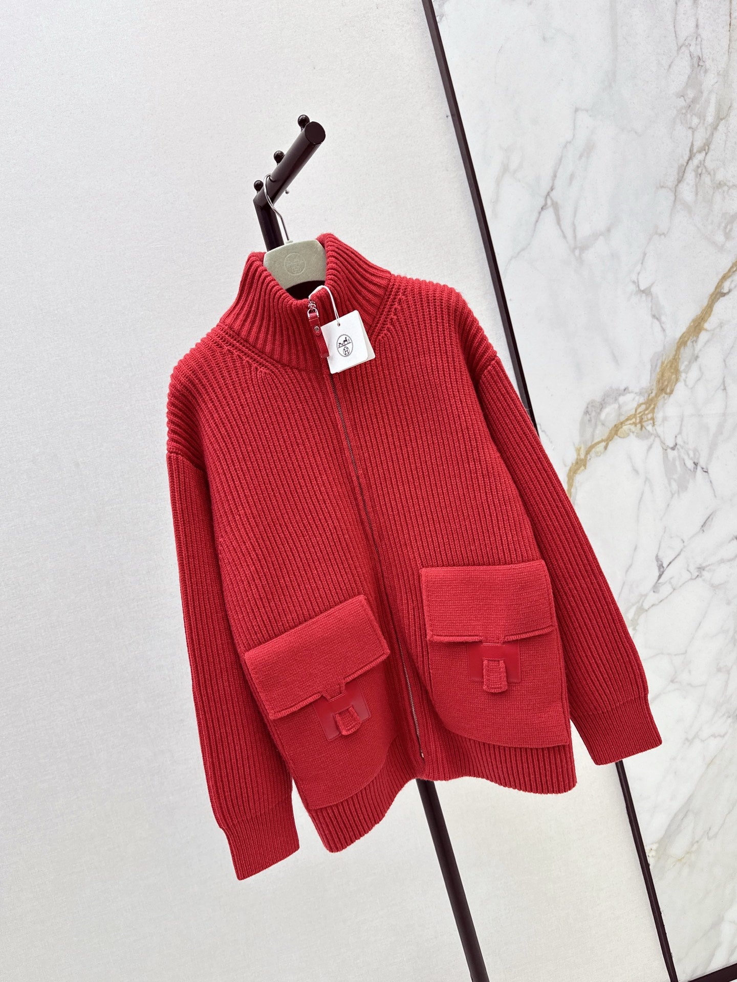 Herm 25fw wool knit jacket