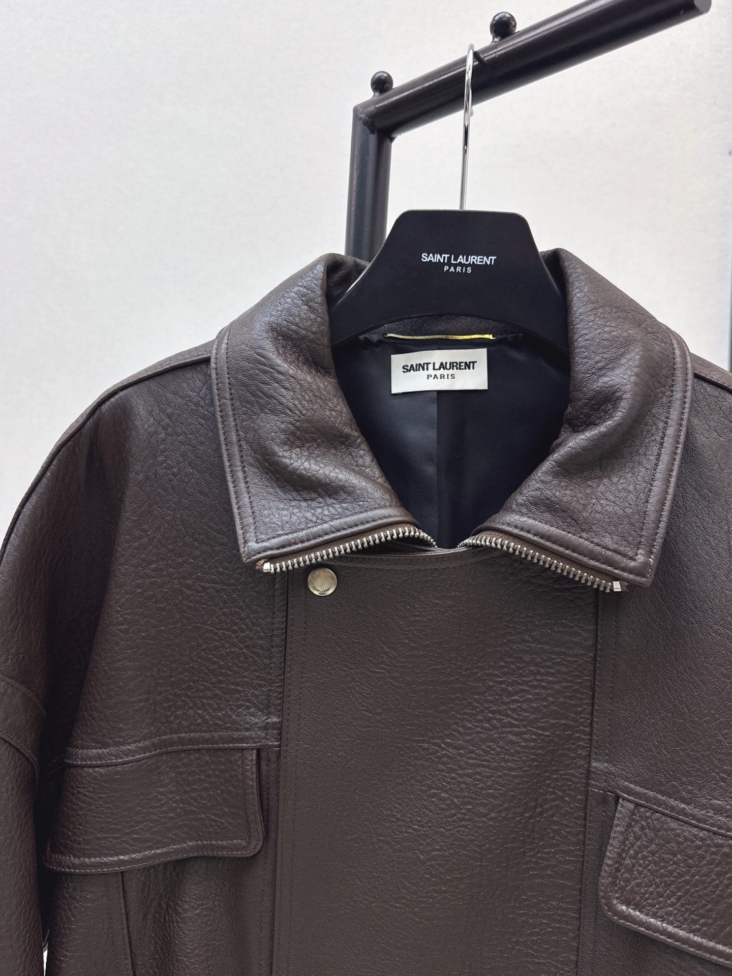 Saint 25fw leather jacket