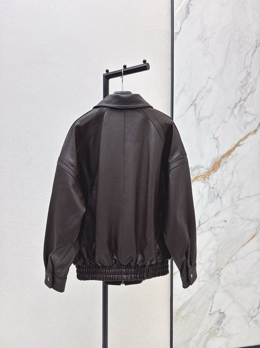 Saint 25fw leather jacket