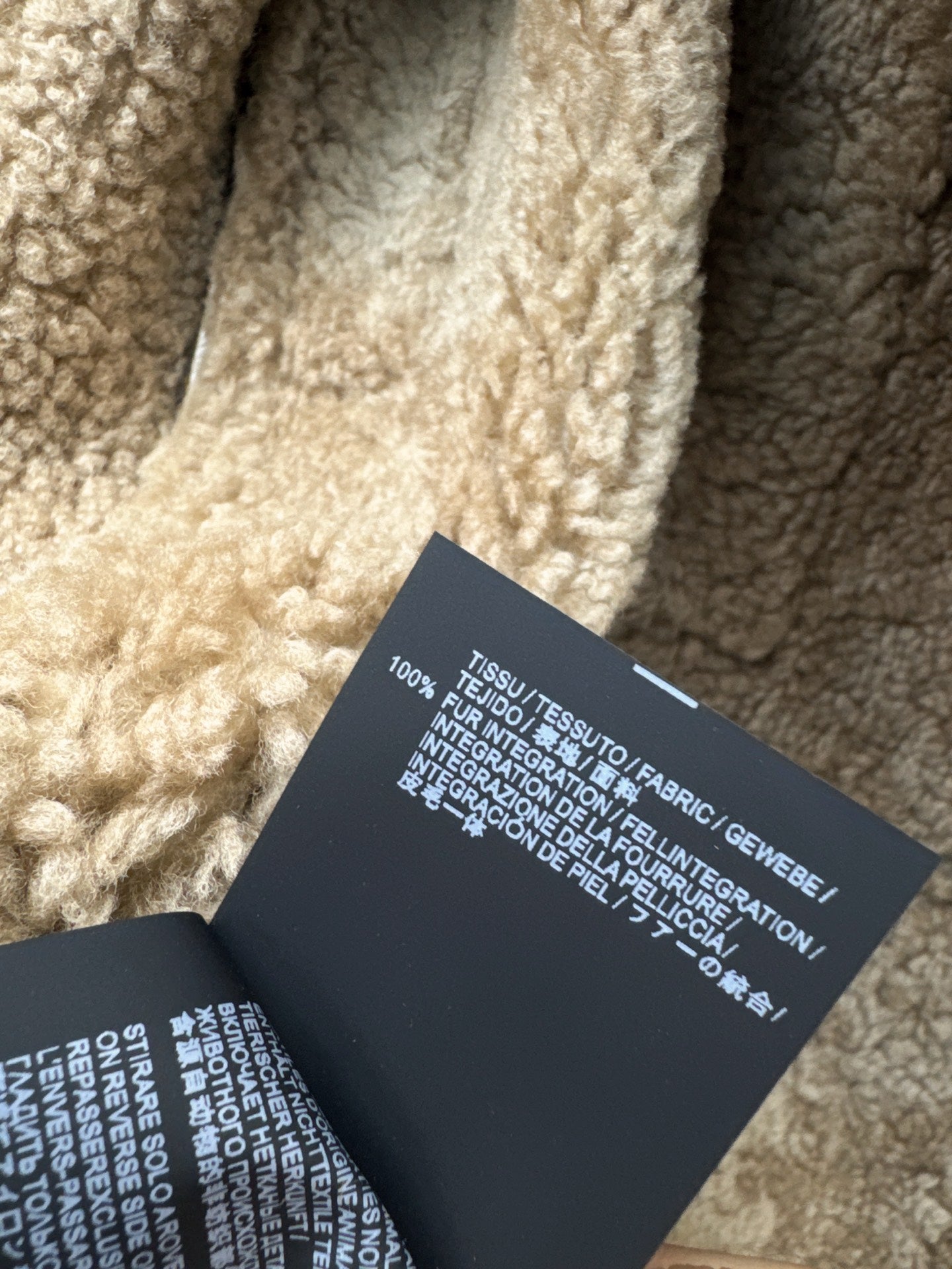 Saint 25fw fur jacket