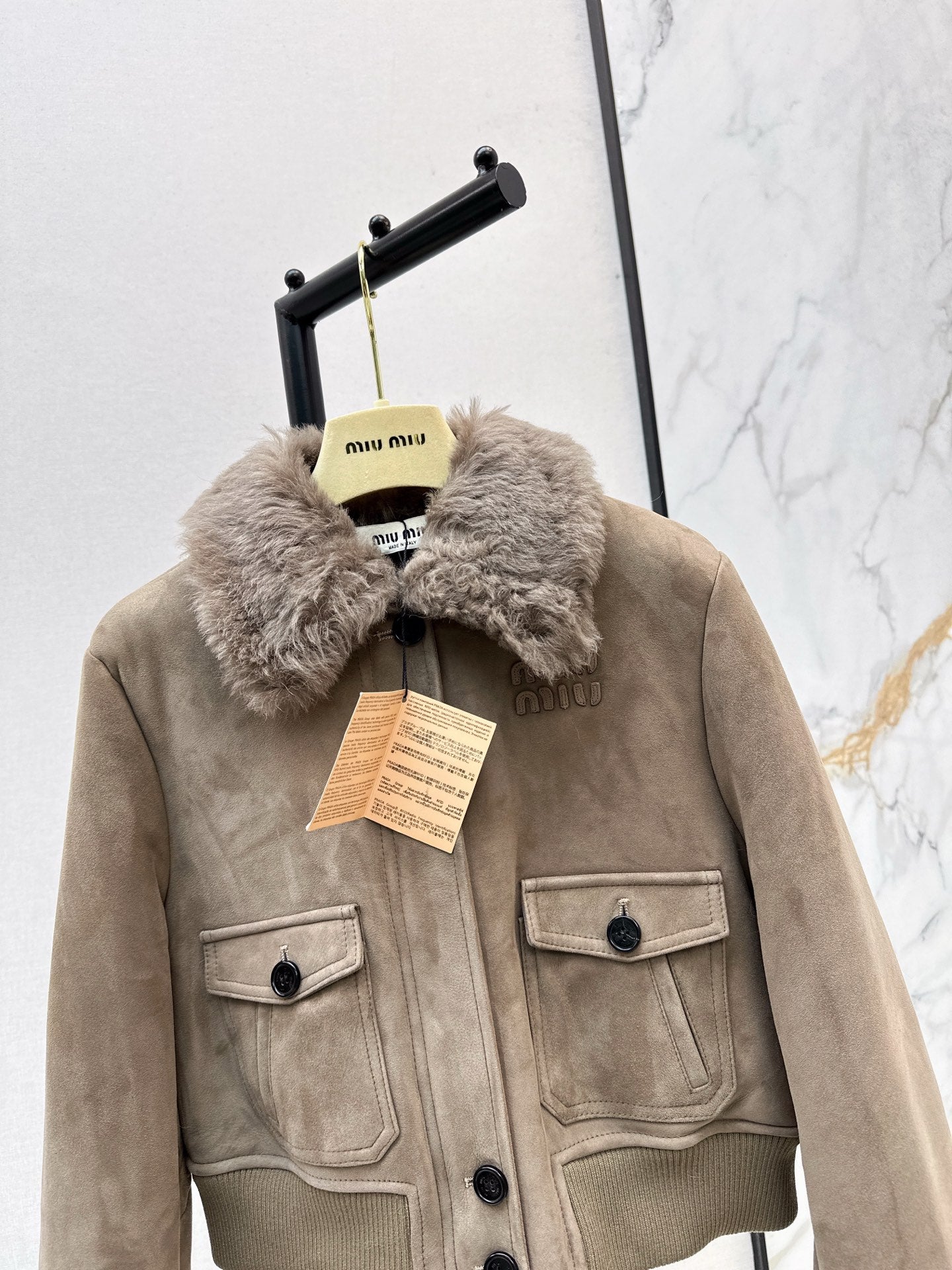 Miu 25fw fur jacket