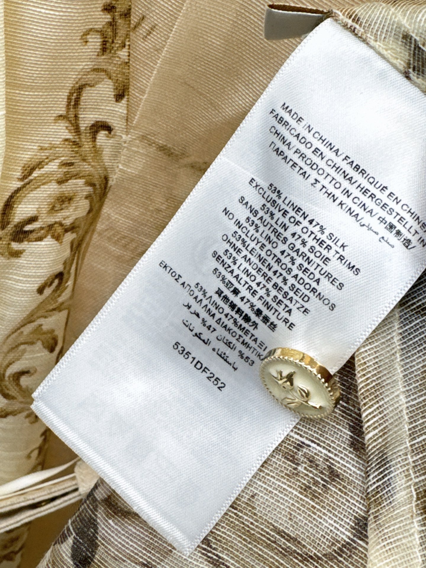 Zimm 25fw printed dress