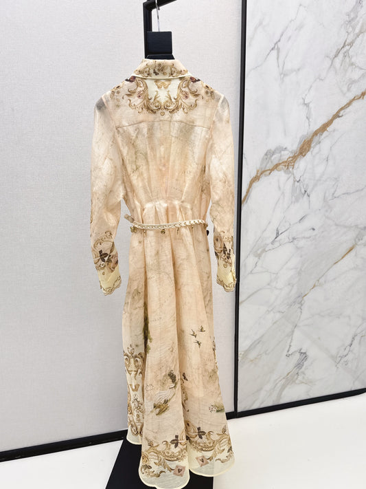 Zimm 25fw printed dress